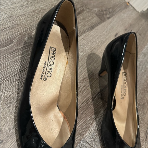 Shiny Black Italian Heels (used condition) - Picture 3 of 7